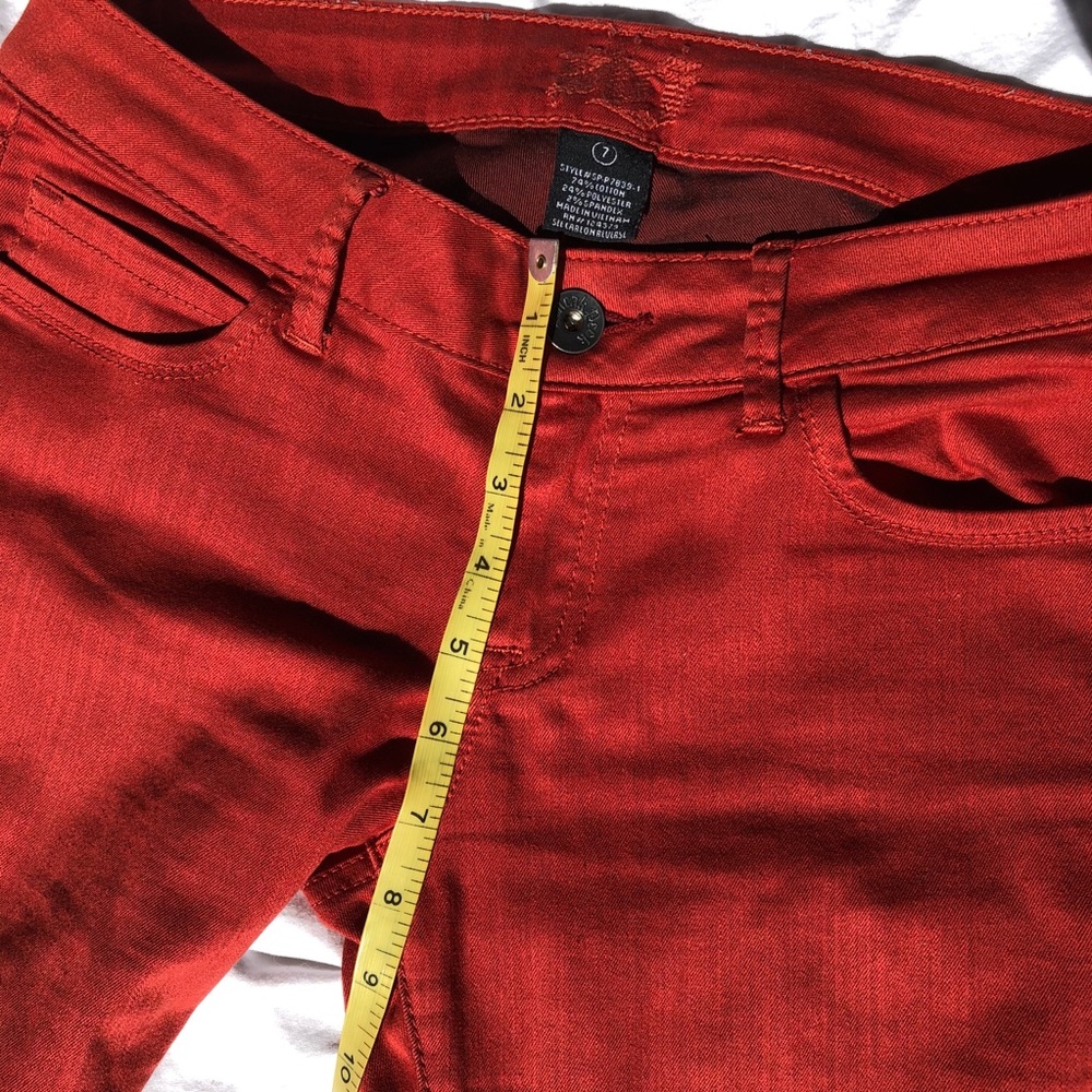 Burnt Orange Jeans sz 7 - Picture 4 of 5